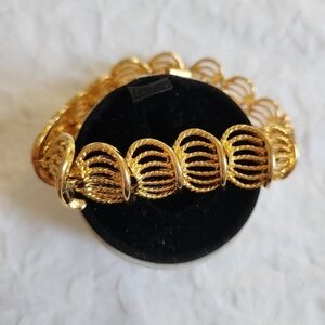 Napier gold rope link bracelet